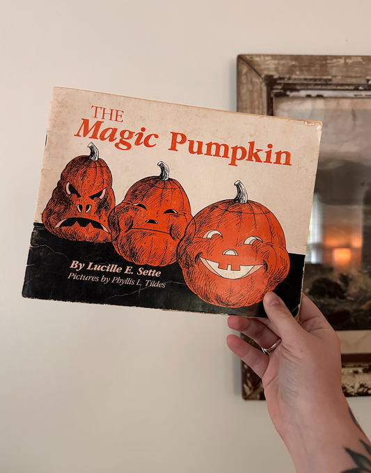 Vintage Magic Pumpkin Book