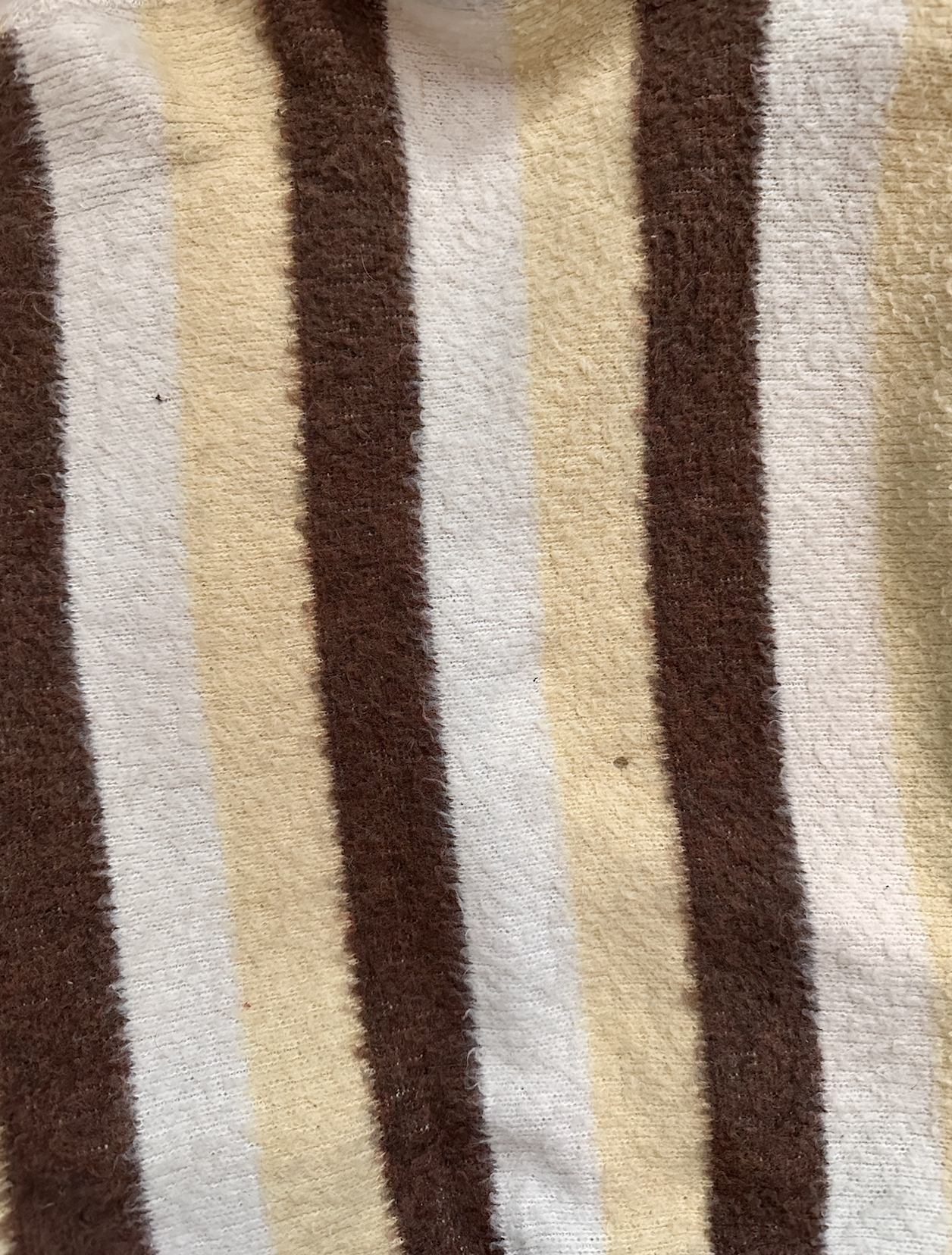 Vintage 1960s Striped Mohair Cardigan